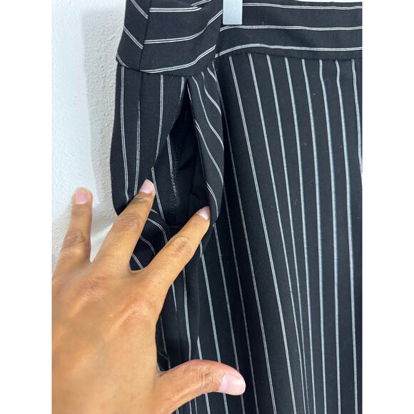 Willi Smith Black Pinstripe Dress Pants Women’s 14 - Picture 3 of 7